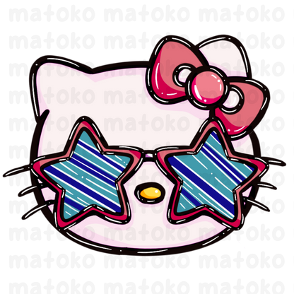 Cute Kitty - Star Shades matoko