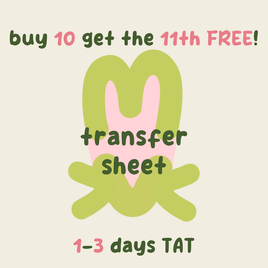 Individual Transfer Sheet My Store