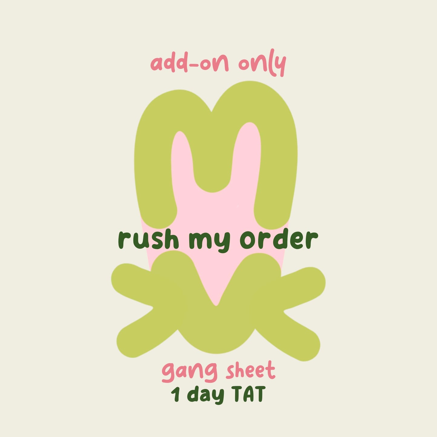 Rush My Order - Gang Sheet (ADD-ON) matoko